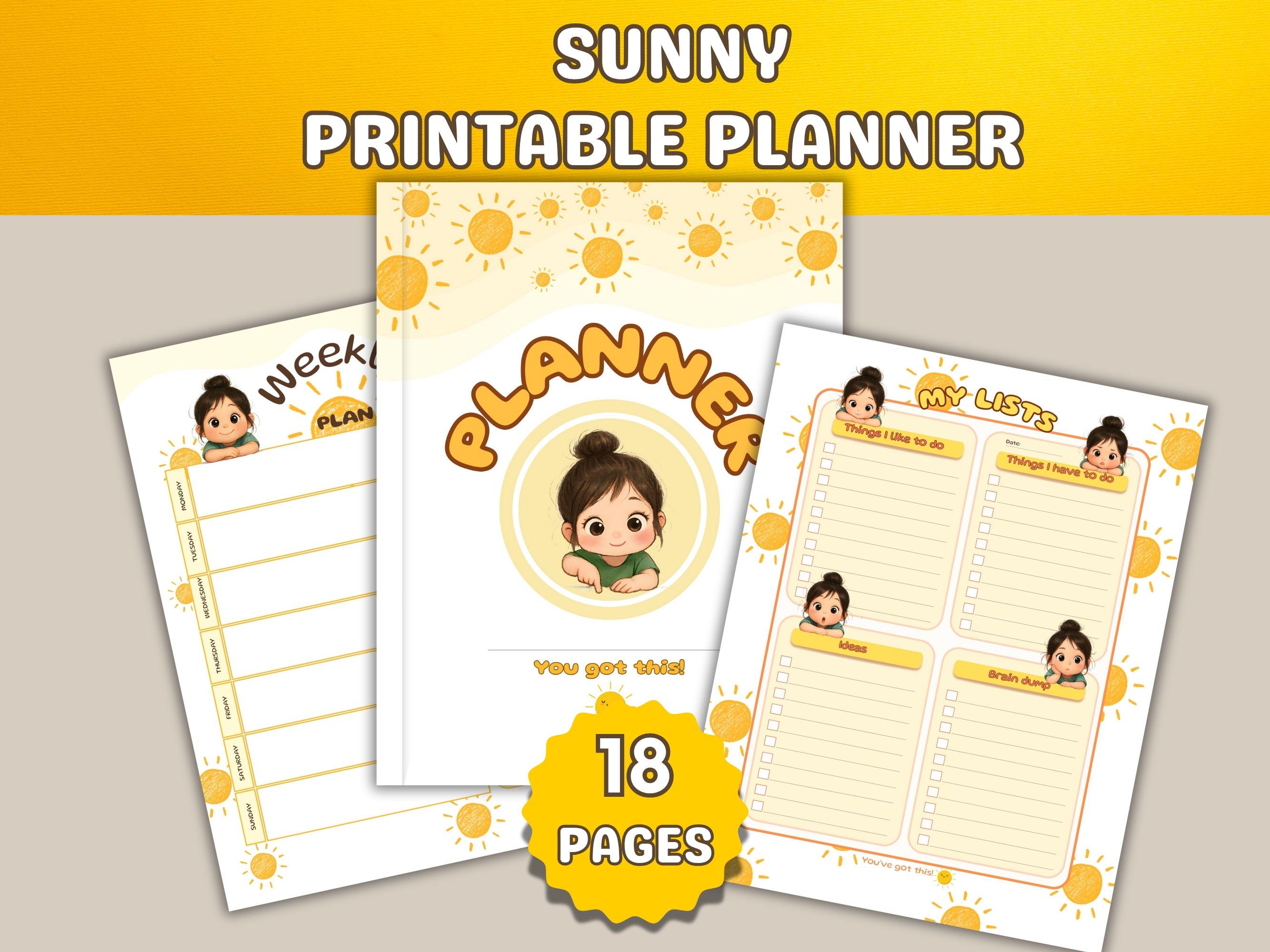 Cute Printable Planner Bundle | Printable to Do List | Daily Weekly ...