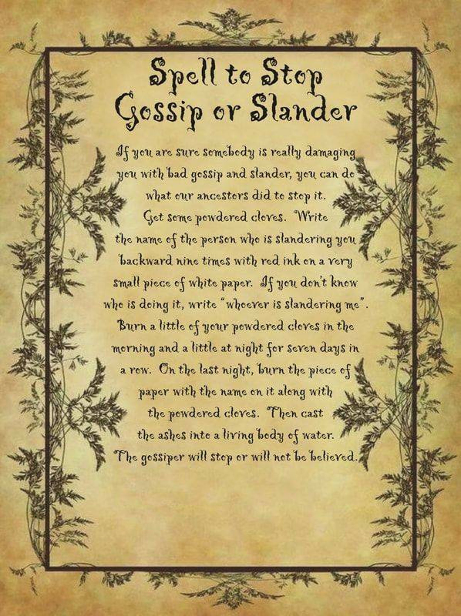 Spells an Wickery Etsy