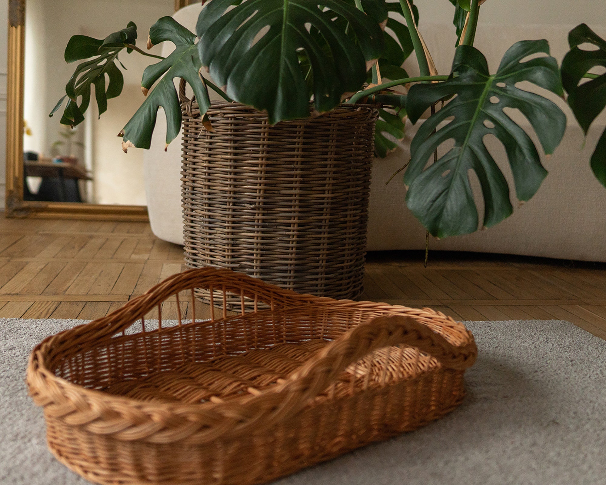 Changing Table Basket Organic Baby Changing Basket Diaper Etsy