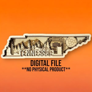 Digital File - 5 Layer Tennessee