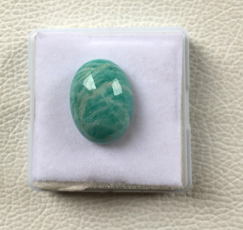 mm S96 16.15Cts Top Rare Amazonite Gemstone Natural Amazonite Cabochons Top Quality Amazonite Loose stone Semi Precious Amazonite 20X15X8