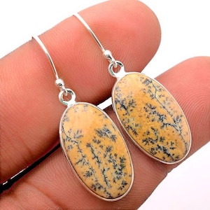 Amethyst Sage Agate Sterling Silver Earrings: Boho Botanical Jewelry