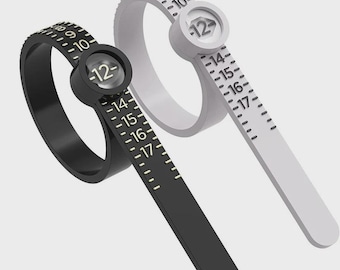 Adjustable Ring Sizer Tool | Finger Measuring | Reusable Ring Size Jewelry