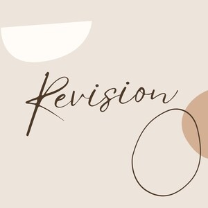 Revision Pre-made Digital File