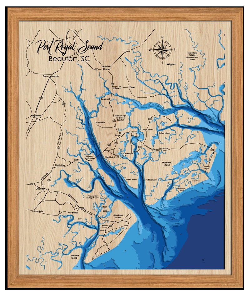 Digital File PDF SVG Port Royal Sound Beaufort Sc Etsy