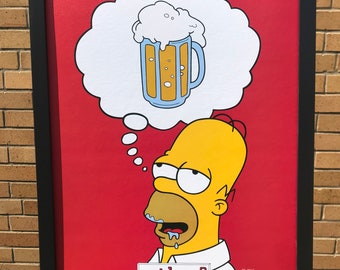 Homer Simpson Beer Etsy Homer Simpson Beer Etsy