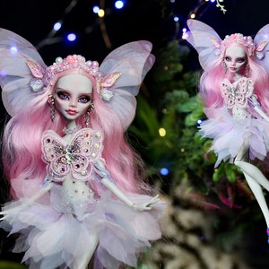 Butterfly Fairies - OOAK Dolls - Monster Premium Custom Dolls - ART DOLL -PinkDollArt