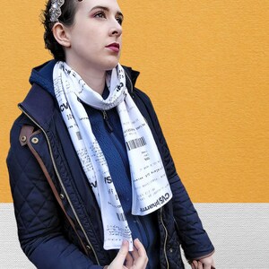 CVS Receipt Scarf Hilarious Double Sided 100% Fleece Scarf. image 6