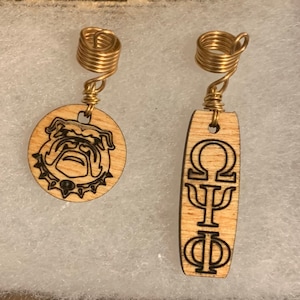KING ACHILLES Men Omega Psi Phi Loc Jewelry Set
