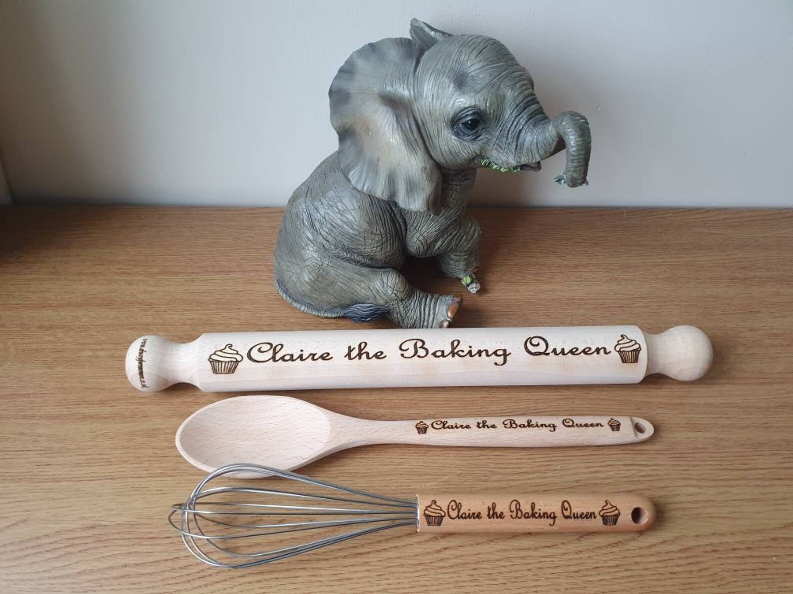 Personalised Engraved Baking Set Kitchen Utensils Childrens Etsy UK