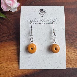 Plain Bagel Earrings | Bagel Earrings | Polymer Clay Earrings | Lightweight Earrings | Handmade Jewelry | Statement Earrings