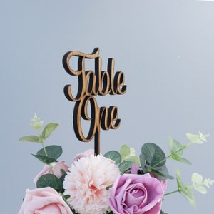 Personalised Wooden Wedding Table Names: Rustic Centerpiece Decor