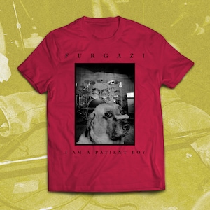 Furgazi Patient Boy Puppy Dog Short-Sleeve Unisex T-Shirt Red White Grey