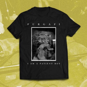 Furgazi Patient Boy Puppy Dog Short-Sleeve Unisex T-Shirt Black Navy