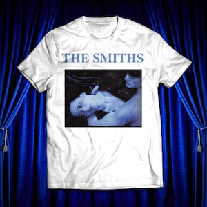 Blue Velvet X The Smiths T Shirt Morrissey Twin Peaks David Lynch White Grey