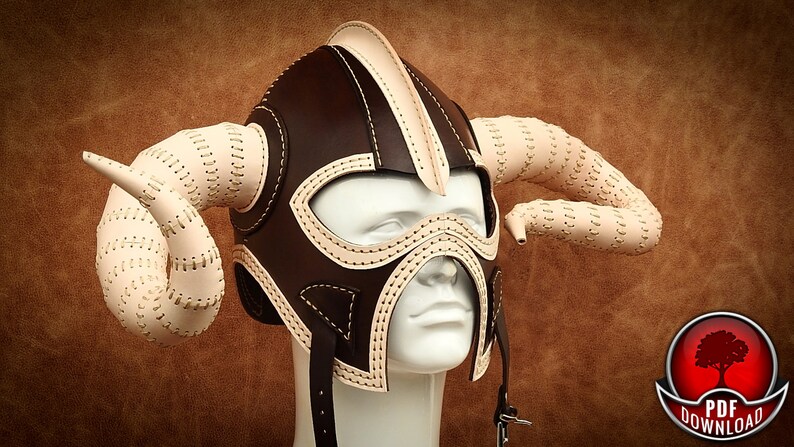 Leather Viking Helmet Patterns and Video Tutorial | Etsy