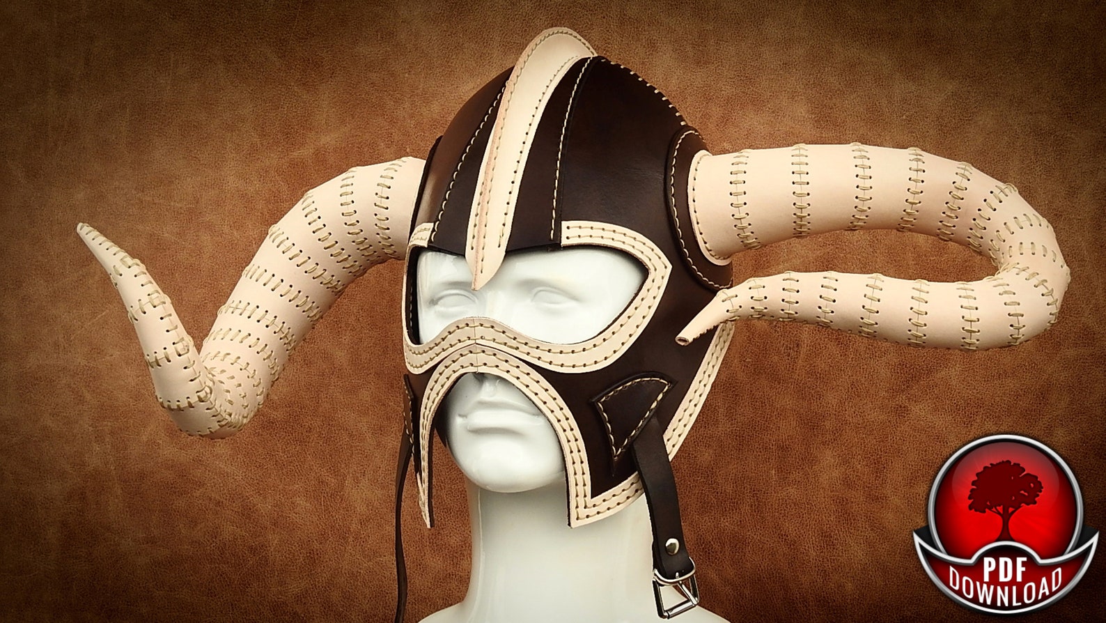 Leather Viking Helmet Patterns and Video Tutorial Etsy