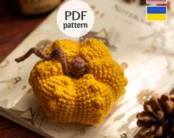 Crochet Halloween Pumpkin Amigurumi Pattern Amigurumi (EN/UK)