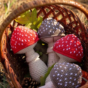 Wzór na szydełkowanie grzybka amigurumi, łatwa miękka zabawka (EN) zdjęcie 3