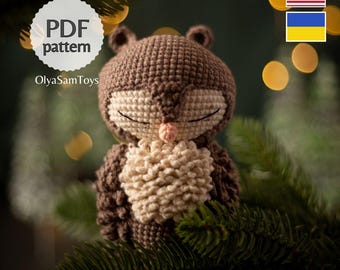 Owl Amigurumi Crochet Pattern (EN/UK)