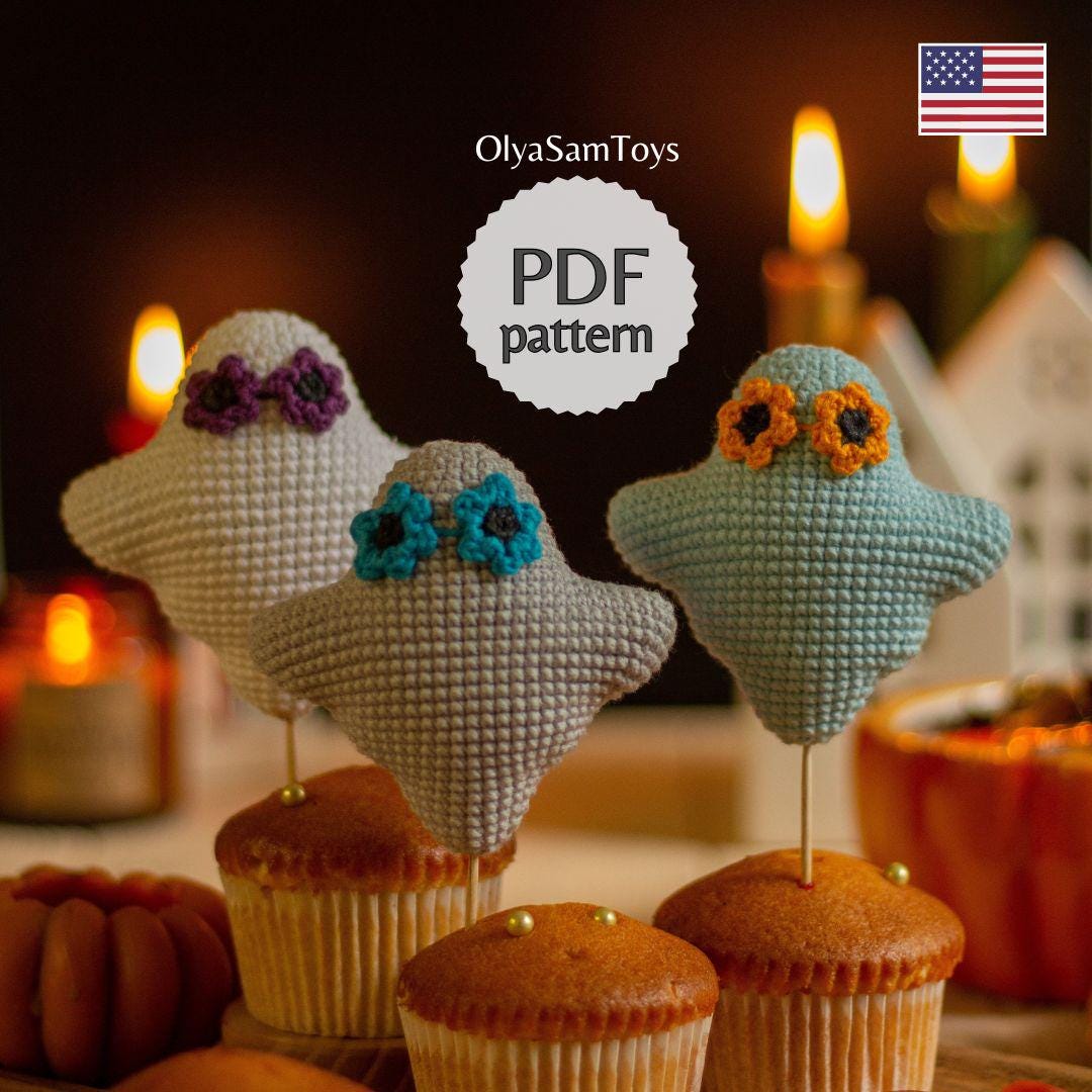 Halloween Ghost Crochet Pattern Amigurumi (EN) - Etsy