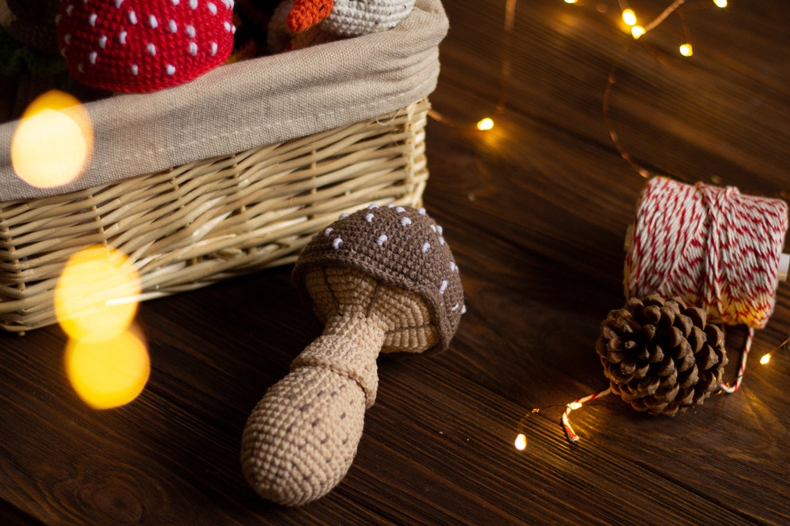Mushroom crochet amigurumi pattern crochet beginner newborn | Etsy