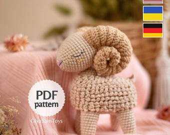 パターン かぎ針編み 十二支 羊 あみぐるみ - Etsy 日本