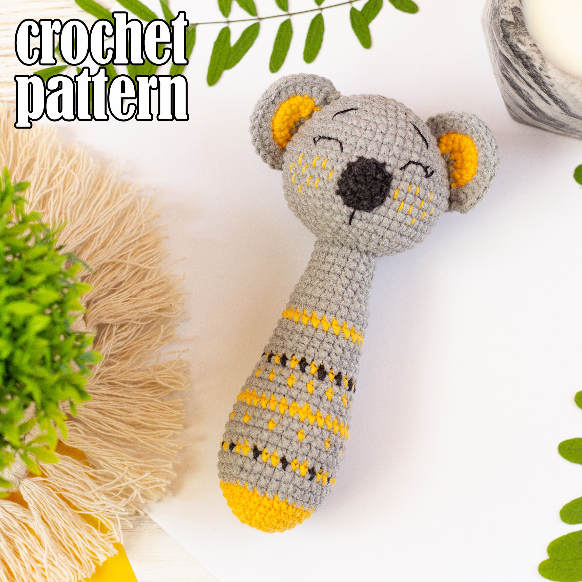 Beginner Grey Cat Crochet Kit - Easy Crochet Starter Kit - Crochet Animals  Kit - Amigurumi Kit - Crochet Gift - Animal Crochet Store