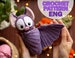 Halloween crochet bat pattern, crochet amigurumi pattern ENG 