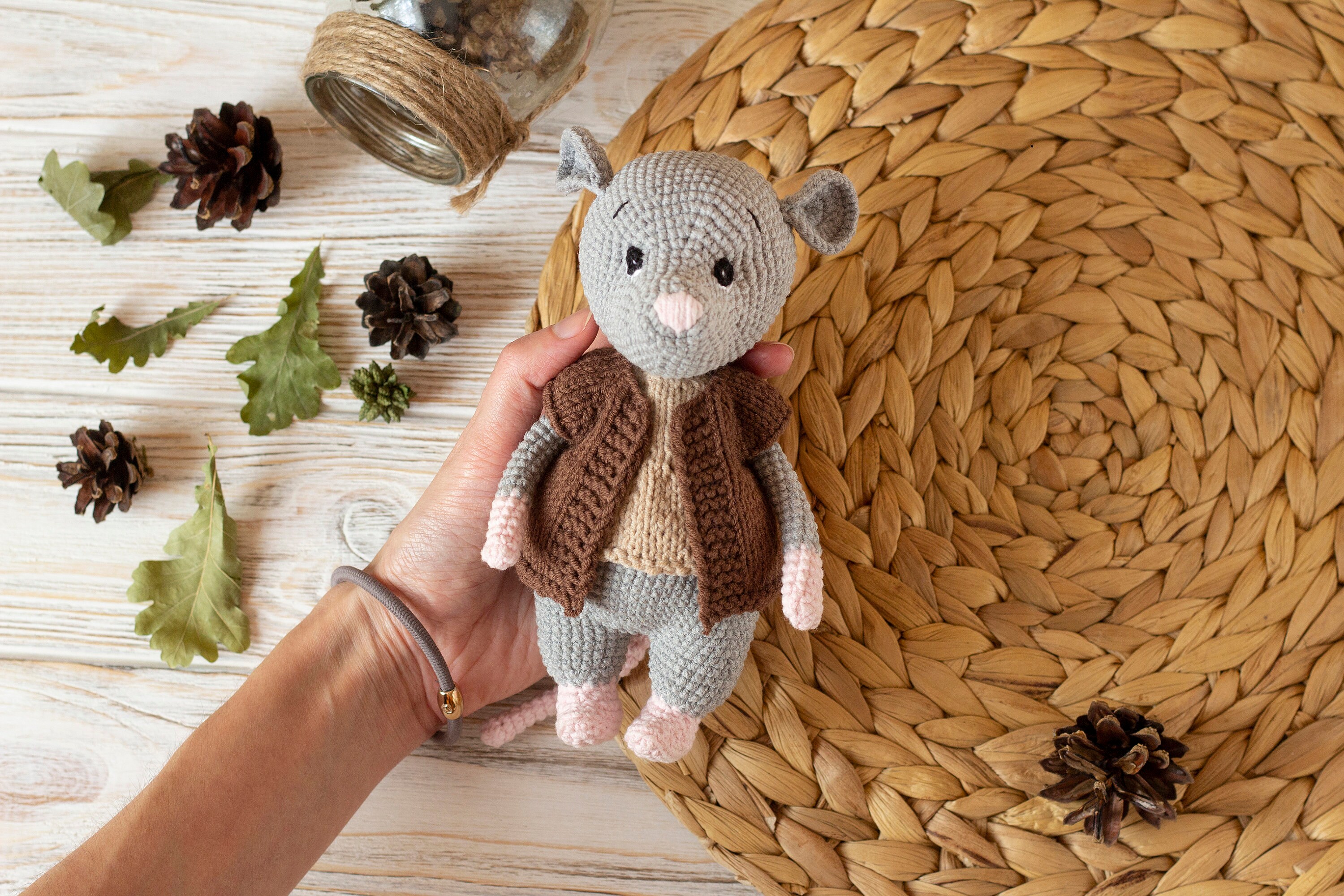 Stuffed mouse toy for unique baby boy gift rat lover gift Etsy