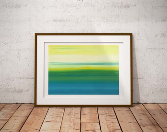 Abstract Color Field Print