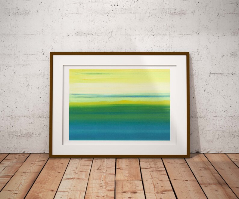 Abstract Color Field Print image 1