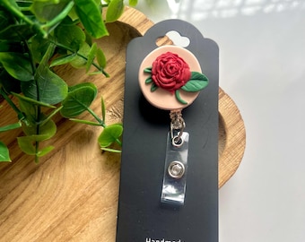 Mazapàn Badge reel/ Mexican treat/ id holder/ polymer clay/ retractable ID reel/ Mazapàn/ Mexico/ gifts / gifts for her/ handmade/ Mexico