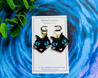 Coraline inspired Collection/polymer Clay earrings/ Statement earrings/ Horror/ Horror Lover/ Accessories/ Jewelry/ Horror Accessories/gifts