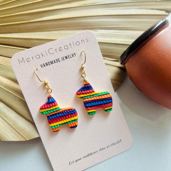 Piñata earrings,Polymer Clay earrings,earrings, Mexican earrings
