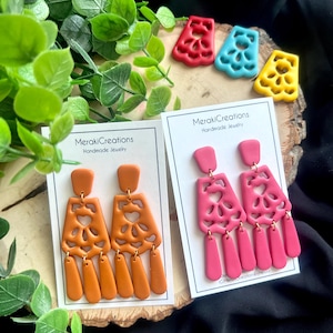 Papel Picado earrings/ Mexico earrings/Polymer clay earrings/colorful/ Papel Picado/ gifts/ Mother’s Day gift/gifts for her/ cinco de Mayo