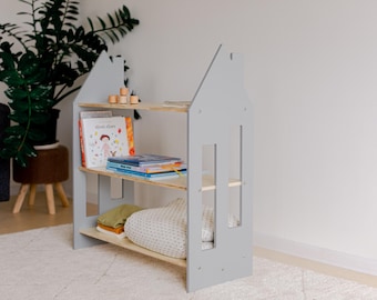 Children wardrobe Montessori clothing rack Wooden clothing rack Wood frame rack Toddler wardrobe  Kids furniture