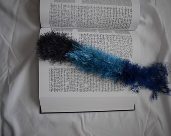 Knit Blue Bookmark