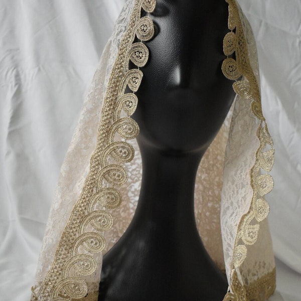 mantilla headpiece