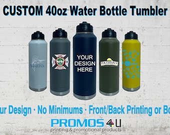 Custom Printed 40oz Tumbler Water Bottle