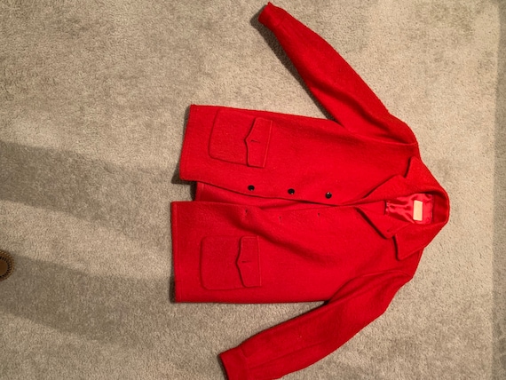 Hudson Bay 100% Wool Genuine Winter Coat