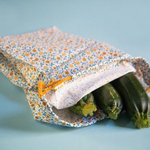 Bulk bag in floral fabric, large format
