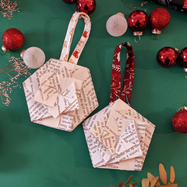 Décoration de Noël en Origami