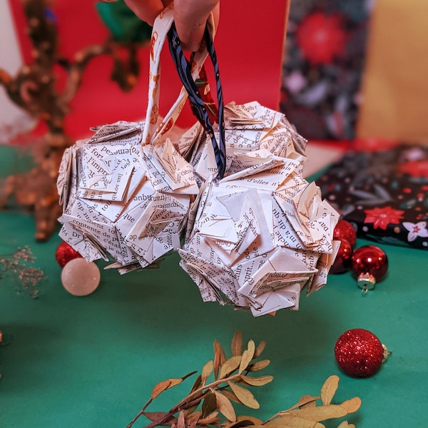 Décoration de Noël, Boule origami