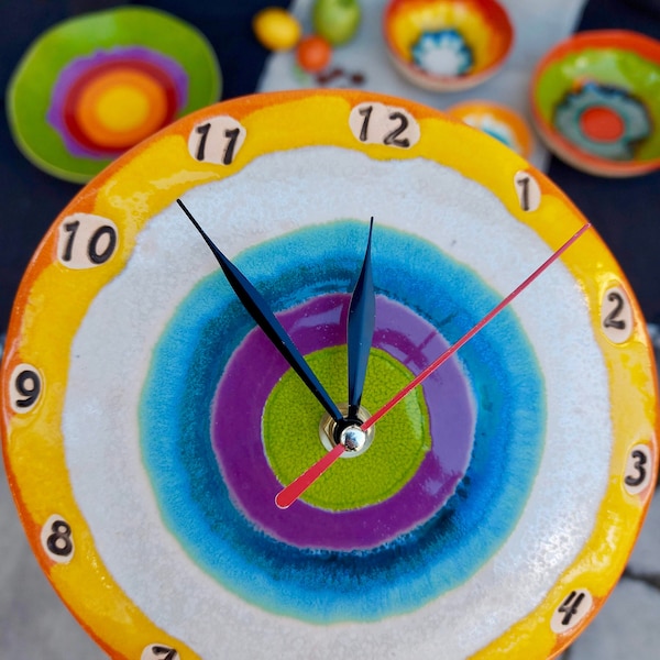 Kitchen Wall Clock Etsy