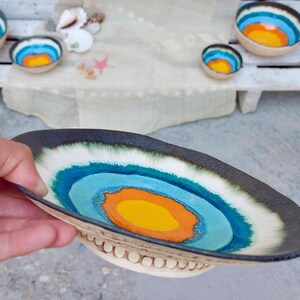 Ceramic Small Wall Plate – Handmade Decorative Art and Unique Home Accent image 3