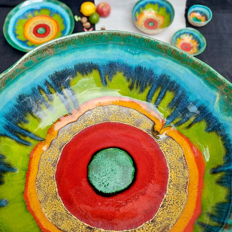 Ceramic Bowl, Handmade Pottery, Fruit Bowl, Gift For Her, Unique Ceramic, Housewarming Gift, Modern Ceramic Bowl, Home Decor, Pottery Gift image 4