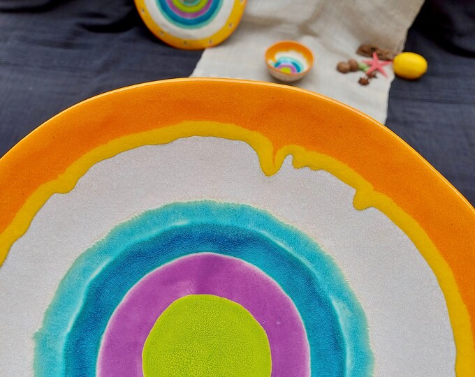 Wall Plate Handmade Plate Ceramic Wall Decor Handmade Gift Etsy