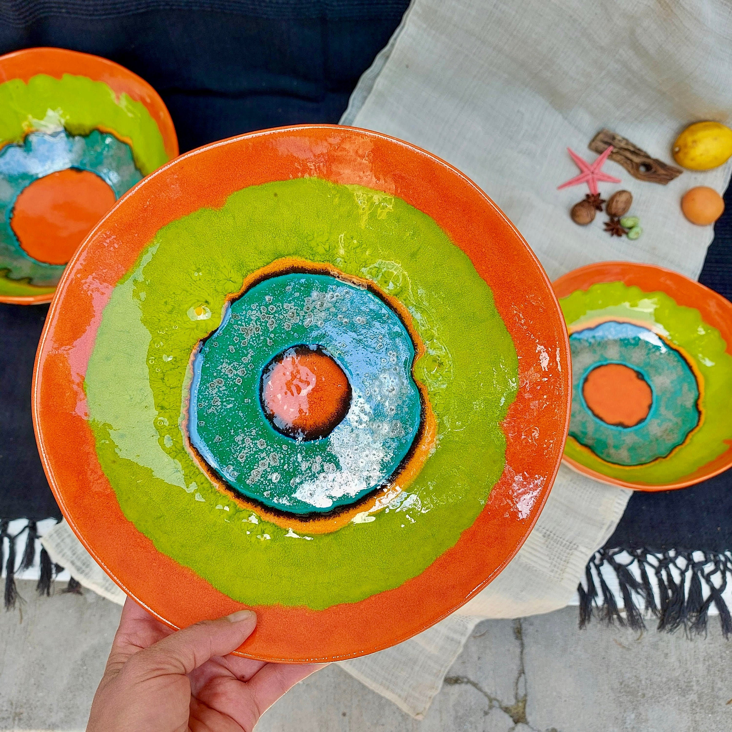 Keramik Wanddekor Kunst Keramik Handgemachte Keramik | Etsy