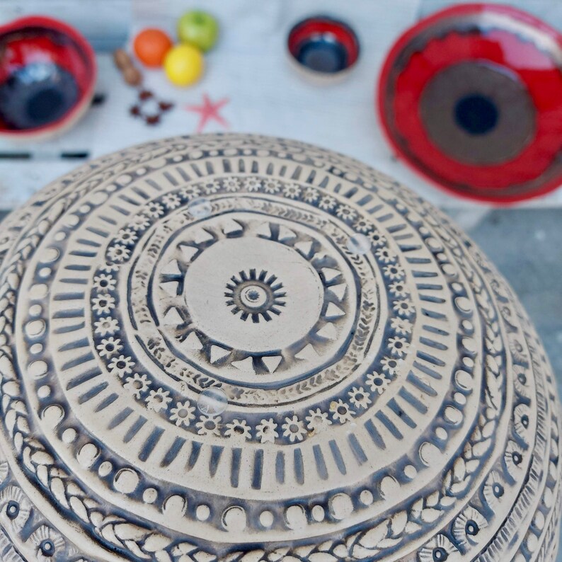 Ceramic Bowl Handmade Pottery Fruit Bowl Gift for Her Etsy